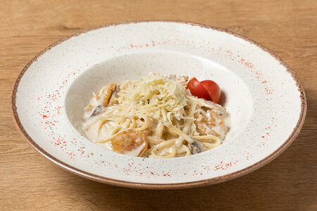 Паста с креветками