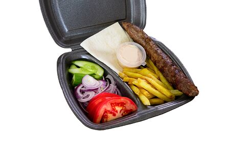 С люля-кебабом из говядины