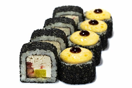 Запечённый ролл Фиеста с крабом