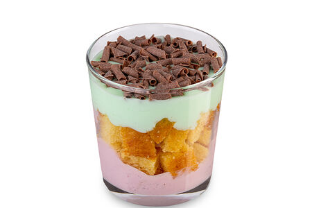 Трайфл малина-мята