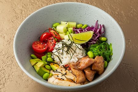 Поке с цыплёнком