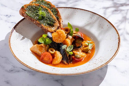 Соте из морепродуктов