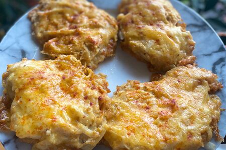 Свинина под луковой шапкой 