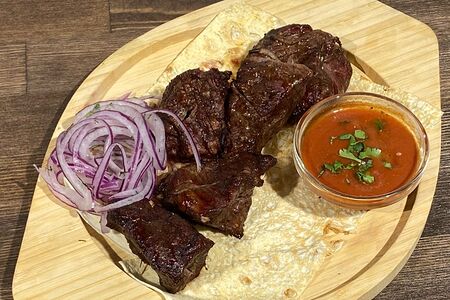 Шашлык из телячьей мякоти