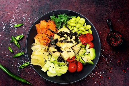 Поке с лососем