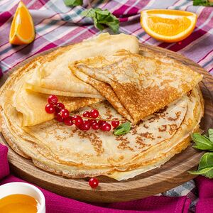 Блины с курицей