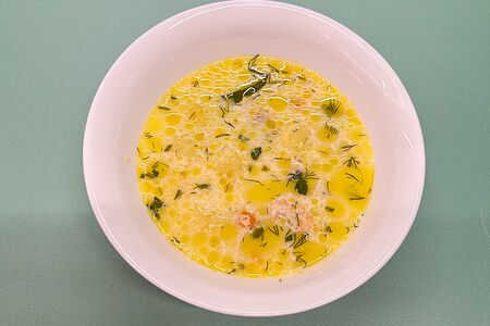 Рыбный сливочный суп