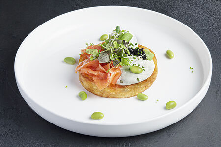 Драник с лососем