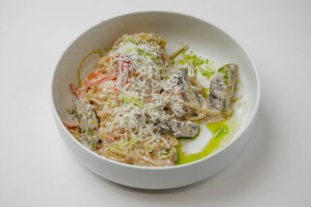 Паста Khan с сушеной колбасой