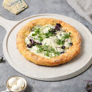 Առողջ պիցցա չորս պանրով