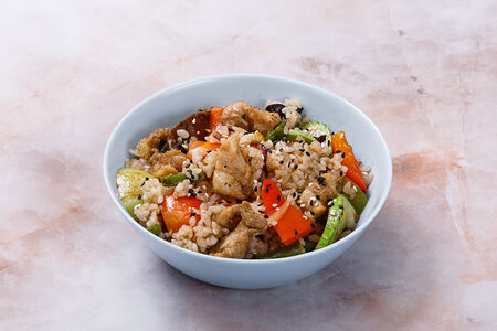 Рис с курицей