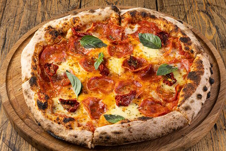 С Чоризо и домашним сыром