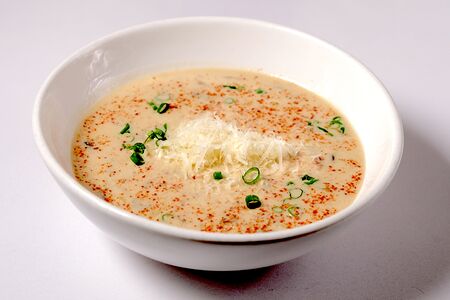 Грибной суп с птитимом