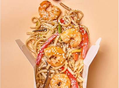 С креветкой