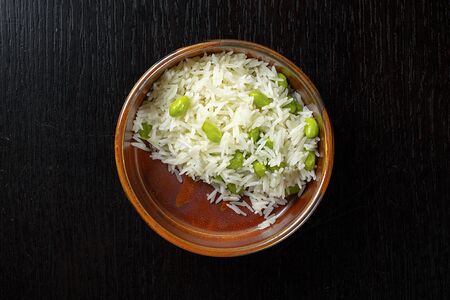 Рис с бобами эдамаме