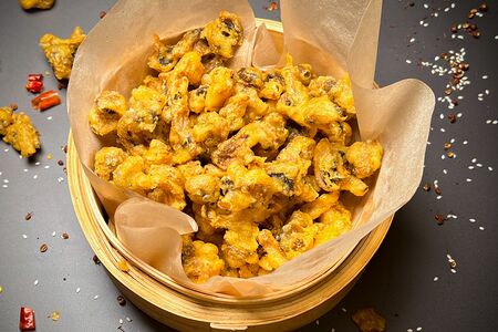 Грибы в кляре (шампиньоны)