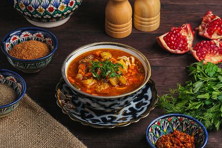 Лагман по-узбекски 