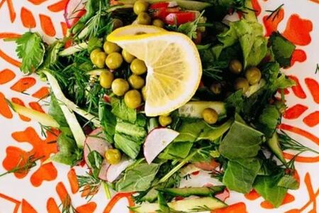 Зеленый салат 