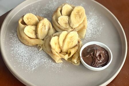 Блины с бананом Nutella