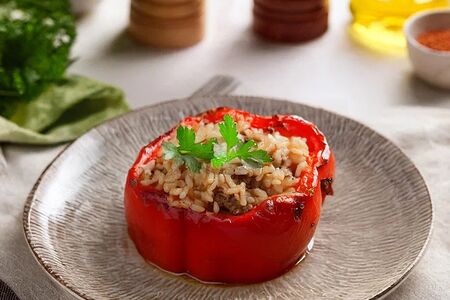 Перец фаршированный с мясом