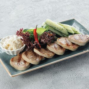 Язык на гриле 