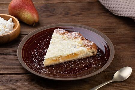 Груша и творог