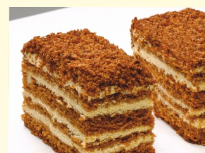 Пирожное Медовик