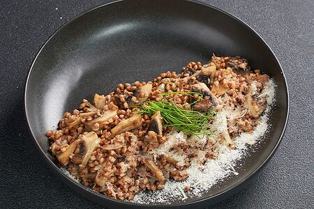 Гречка с грибами и луком