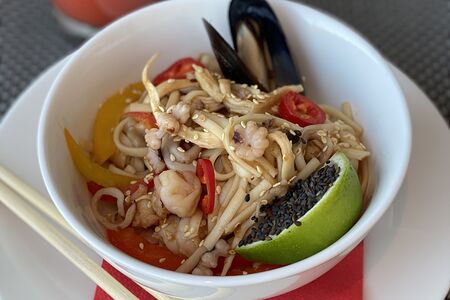 Лапша Вок с морепродуктами