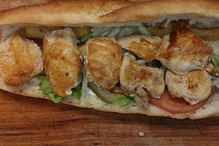 Шиш-тавук в багете