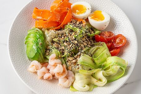 Завтрак боул с креветкой