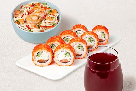 Бизнес Ланч M Морской с морсом из черной смородины 0,5л