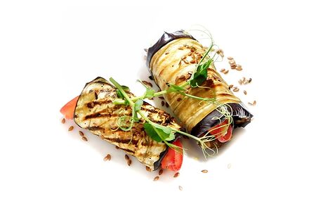 Рулетики из баклажанов