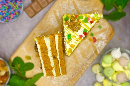 Пирожное морковное