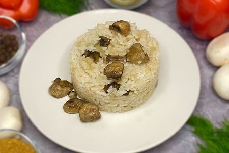 Рис с грибами