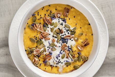 Пшенная каша с тыквой