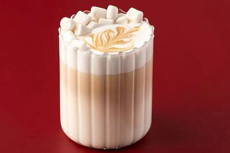 Латте Банановое мороженое с соленой карамелью