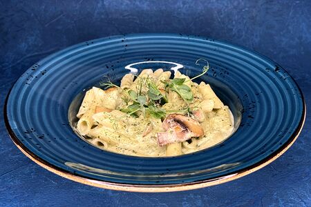 Паста с грибами и шпинатом Веган, без глютена