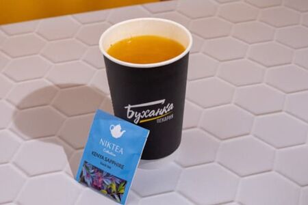 Напиток Облепиха-имбирь с чёрным чаем