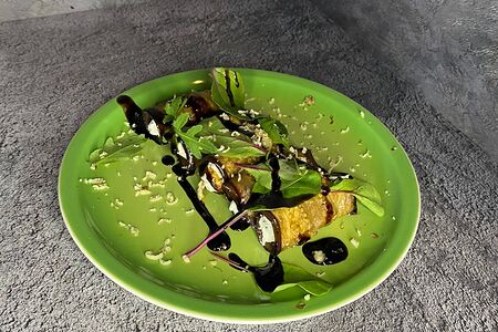 Рулеты из баклажанов