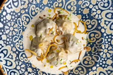 Мини-хинкали с уткой