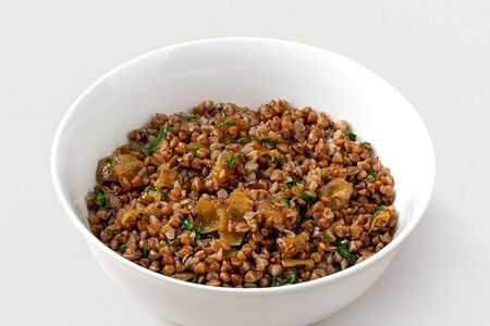 Гречка с луком