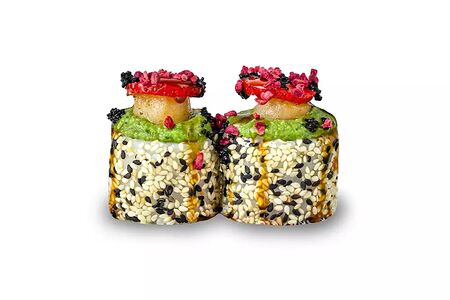 Ролл с гребешком