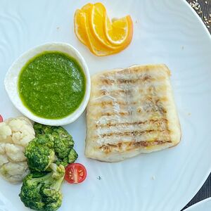 Судак на гриле