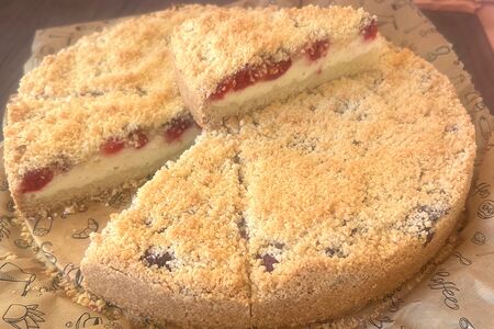 Королевская ватрушка с вишней