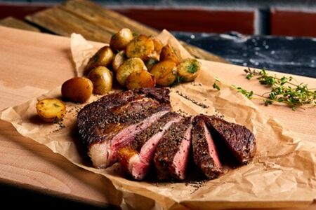 Стейк Рибай из мраморной говядины