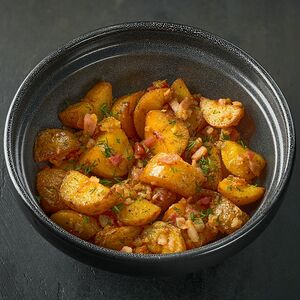 Картофель черри с беконом