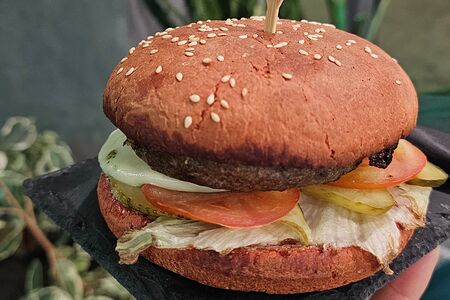 Бургер Чили с мраморной говядиной 