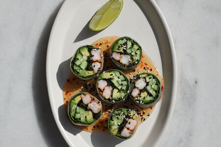 Спринг-ролл с креветками