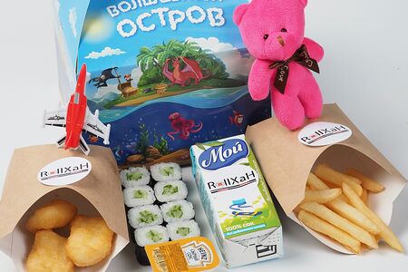 Детское комбо с игрушкой